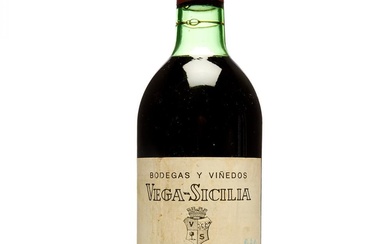 1 bouteille de vin rouge Vega Sicilia "Valbuena" 3º Reserva 1980. Ribera del Duero, Espagne....