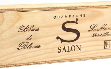1 bt. Mg. Champagne Grand Cru “Le Mesnil”, Salon 1996 A (hf/in)....