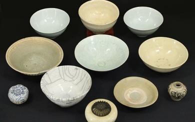 (11) Asian Ceramic Bowls and Jars.