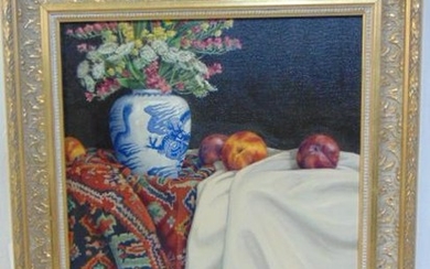 Painting, still life, George Bowman, painting on canvas