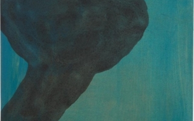 Sol LeWitt, Irregular Form (blue and teal)