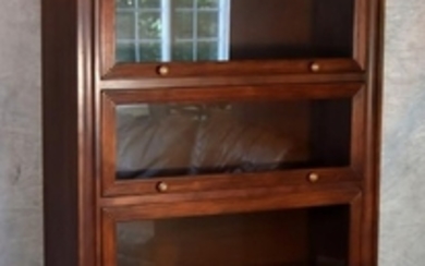 Ethan Allen cherry finished barrister bookcase