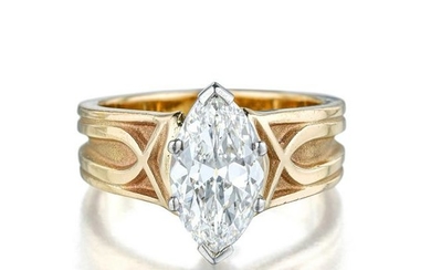 1.82-Carat Marquise-Cut Diamond Ring