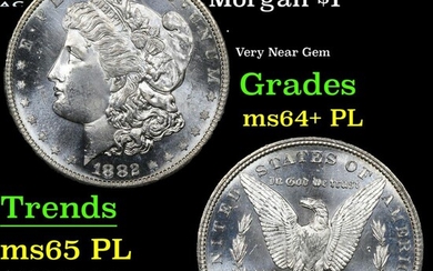 1882-s Morgan Dollar $1 Grades Choice Unc+ PL