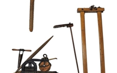 Rustic Implements Including Lorillard's Tobacco Cutter