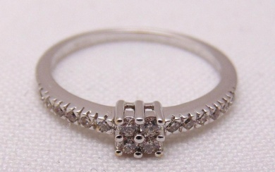 18ct white gold and diamond dress ring, approx total weight ...