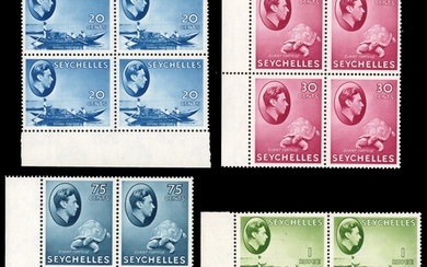 1938 group of blocks in outstanding condition, unmounted o.g...