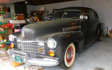 1941 Cadillac 4 door Sedan, odometer reads 41,673