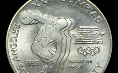 1983-P Olympic Collectible Silver Dollar