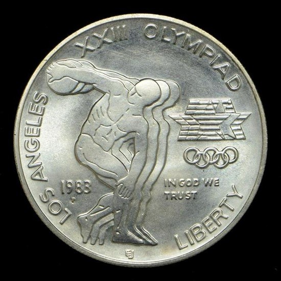 1983-P Olympic Collectible Silver Dollar
