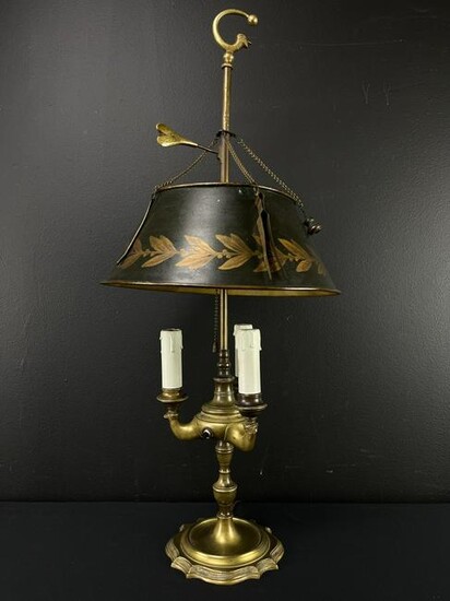 19th C Middle Eastern Inspired Bouillotte Lamp