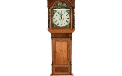 19th Century English George Slater Case Clock.