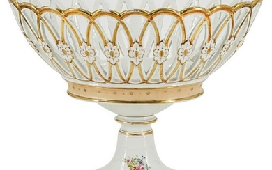 19th Century French Porcelain Centerpiece