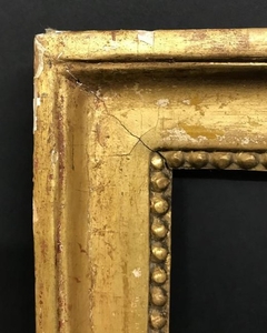 19th Century French School. A Gilt Composition Frame