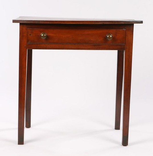 19th Century fruit wood side table, of small