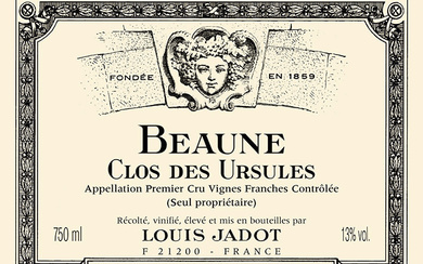 2020 Beaune, Clos des Ursules, Domaine des Heritiers de Louis Jadot