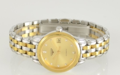 LONGINES Flagship ladies wristwatch in stainless steel/gold,...