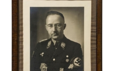 Josef Goebbels – signed photograph of RFSS Heinrich Himmer with dedication, 1936