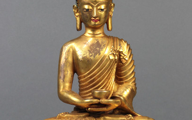 Sino-Tibetan Bronze Buddha