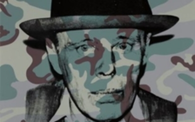 Andy Warhol, Joseph Beuys in Memoriam, from For Joseph Beuys