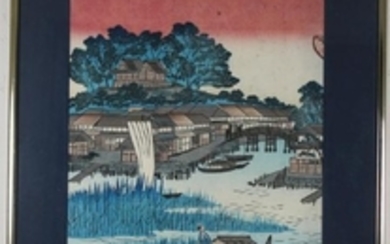 Antique Japanese Woodblock Print, Toyokuni III