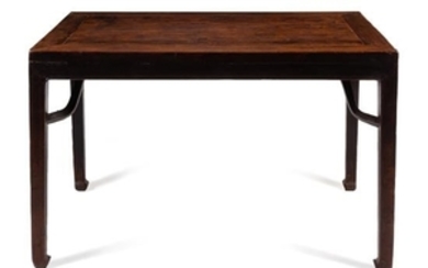 * A Chinese Elmwood Rectangular Table, Shuzhuo
