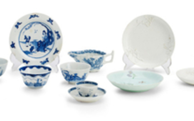 A collection of English porcelain teaware