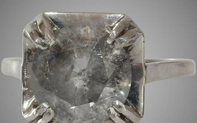 Fancy Gray Diamond Ring | Platinum Engagement | Art