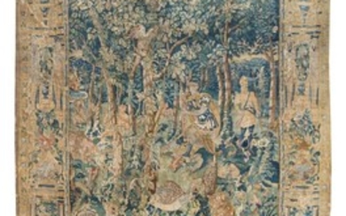* A Flemish Wool and Silk Mythological Tapestry