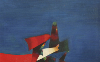 Georges Papazoff (1894-1972) Au bord de la mer, 1930 Oil...