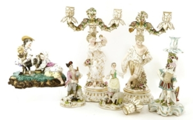 A German porcelain group