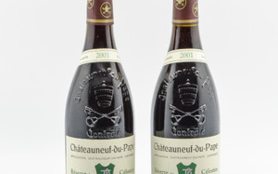 Henri Bonneau Chateauneuf du Pape Reserve des Celestins 2001, 2 bottles