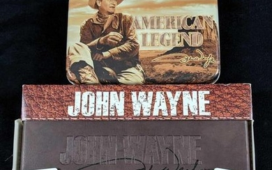 John Wayne Memorabilia Playing Cards In Case Lot of 2
