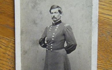 An original cdv photograph of General George B.