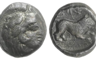 Southern Lucania, Herakleia, 3rd-1st centuries BC. AR Tetrobol(?) (11mm, 2.29g,...
