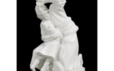 A Soviet porcelain group "Guernica: Spanish Woman and Child"...