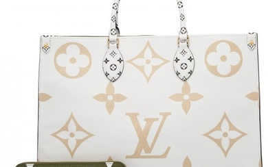 58052: Louis Vuitton Set of Two: Limited Edition Khaki