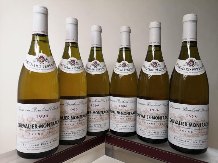 6 bouteilles Chevalier-Montrachet Grand cru…