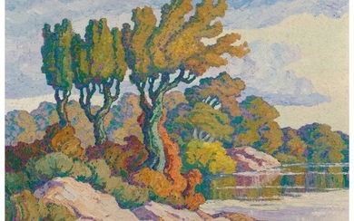 67052: Birger Sandzén (American, 1871-1954) Early Fall