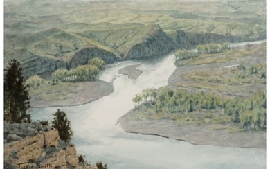 76052: Tucker Smith (American, b. 1940) River Vista, 19
