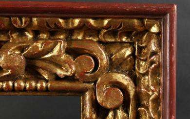 A 19th Century Carved Frame with Scrolling Foliage