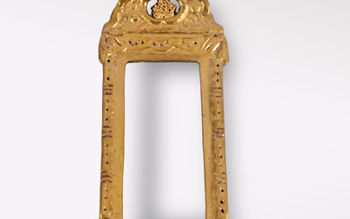 A 19th century Rococo gilt mirror.