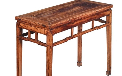 A 20th century Chinese hardwood altar table, 127cm wide, 43c...