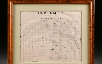 A FACSIMILE CADASTRAL MAP, "Deaf Smith, General Land