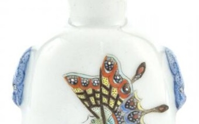 A Fine Chinese Enameled Porcelain Snuff Bottle