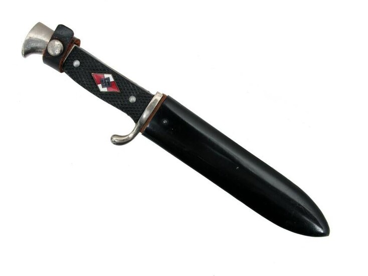 A HITLER YOUTH KNIFE WITH MOTTO