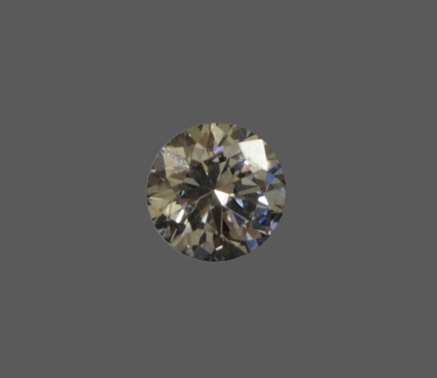 A Loose Round Brilliant Cut Diamond, weighing 0.76 carat approximately not illustrated The diamond