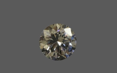 A Loose Round Brilliant Cut Diamond, weighing 0.76 carat approximately...