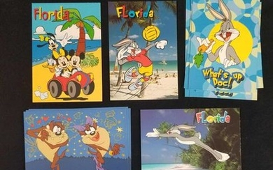 A Lot of 14 Vintage Postcards Looney Tunes Postcard