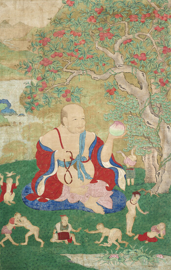 A PAINTING OF HVASHANG TIBET, 18TH CENTURY